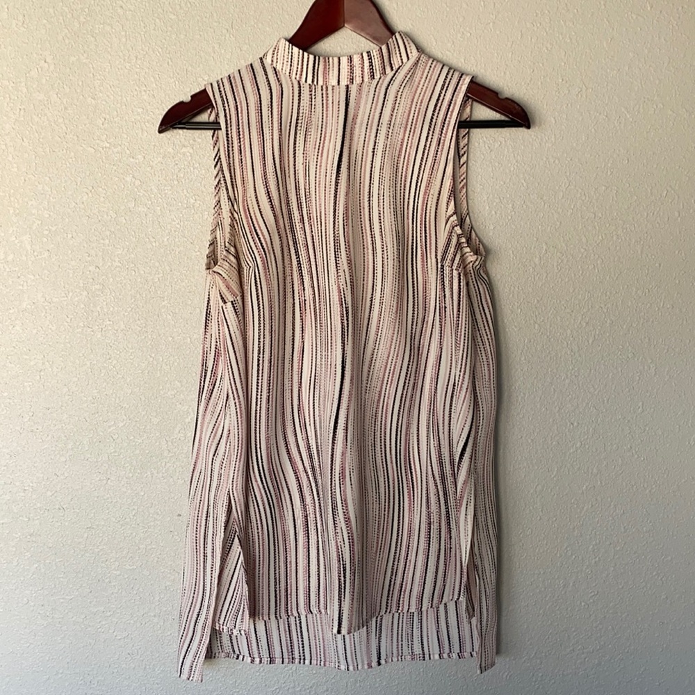 Apt 9 pink purple patterned high neck tunic
